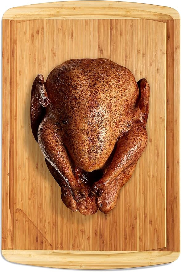 30 x 20 Inch MASSIVE XXXL Extra Large Bamboo Cutting Board – Wooden Carving Board for Turkey, M... | Amazon (US)