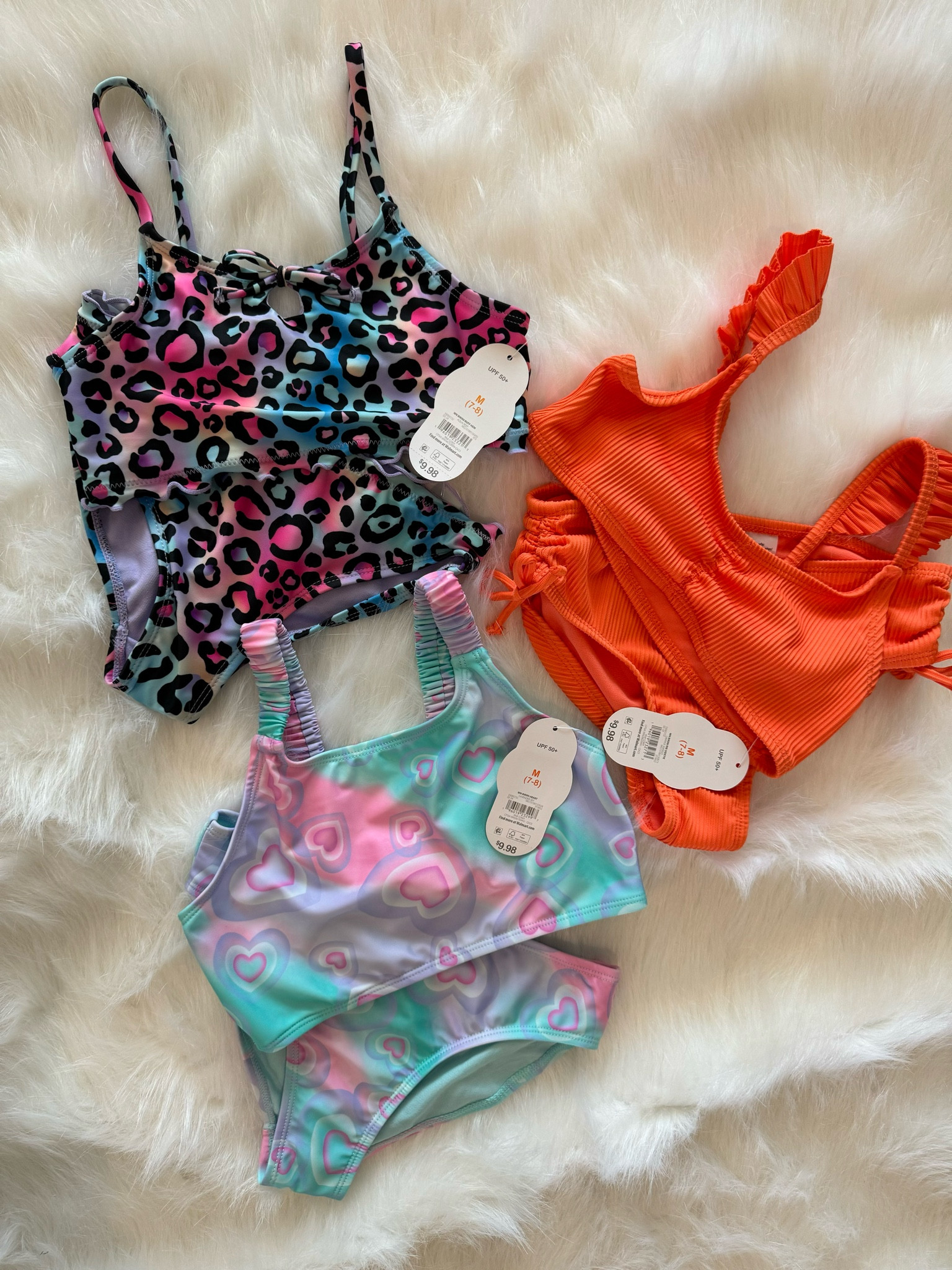 Swim ready from Walmart! Loving these two piece girls swimsuits all under ten dollars perfect price for this mommas budget! 

#LTKswim #LTKkids