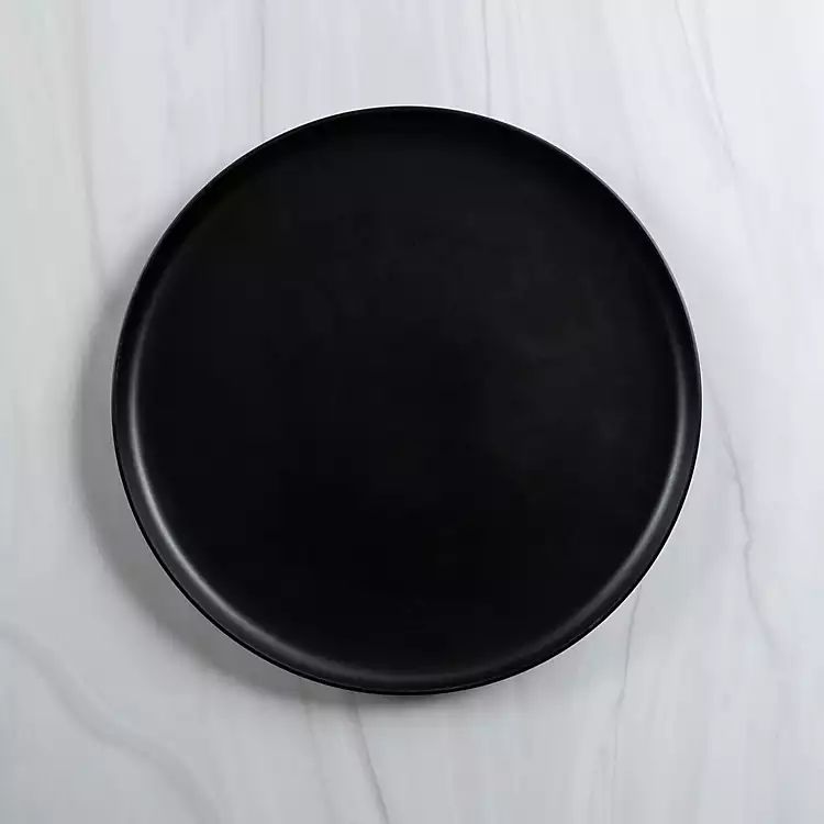 Matte Black Simple Things Dinner Plate | Kirkland's Home