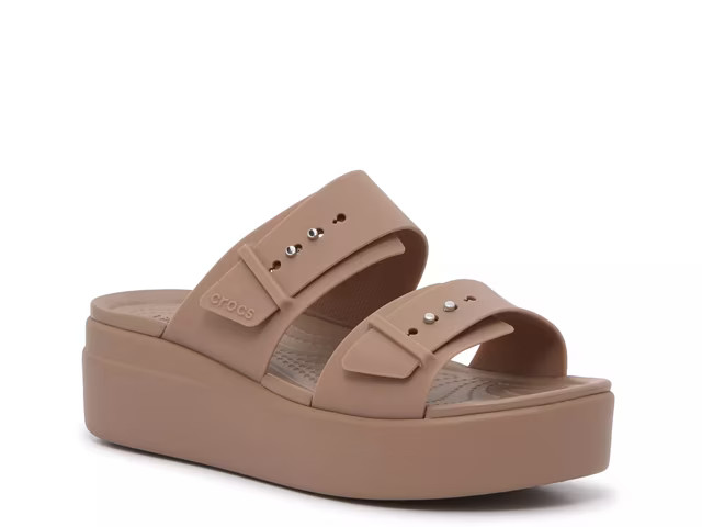 Crocs Brooklyn Low Wedge Sandal - Women's | DSW