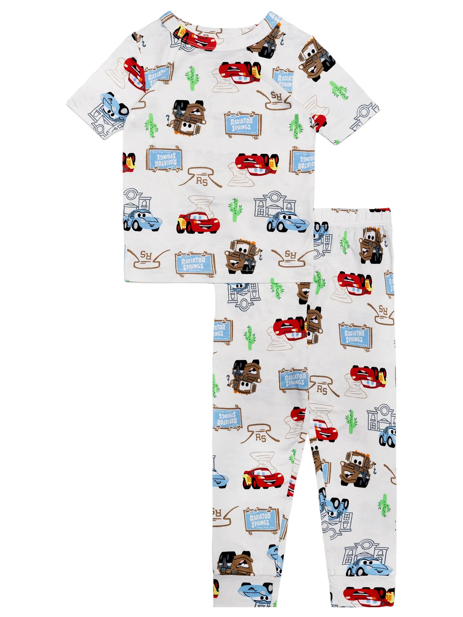 Character Toddler Viscose Unisex 2-Piece Pajama Set, Sizes 12M-5T | Walmart (US)