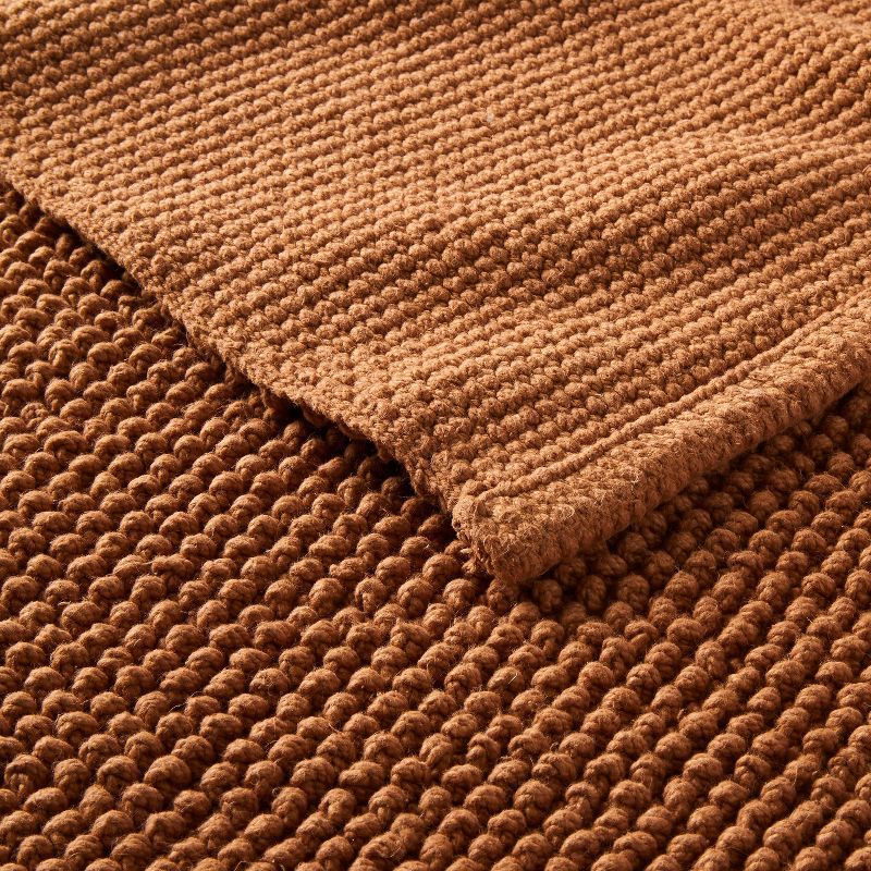 21"x34" Textured Bath Mat Warm Brown - Casaluna™ | Target