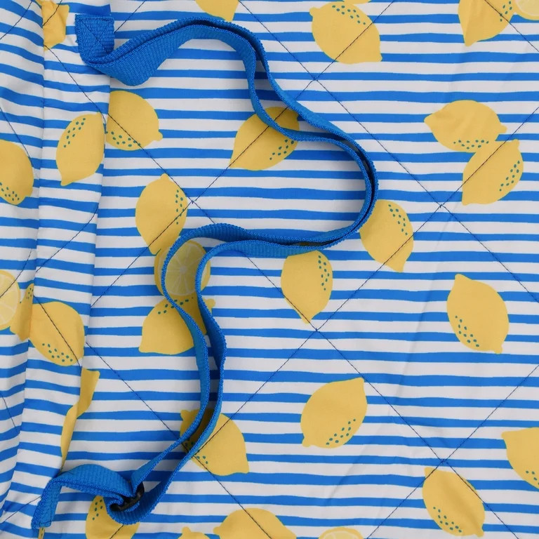 Mainstays Beach Blanket, Sand and Water Resistant, 79" x 59", Lemon | Walmart (US)