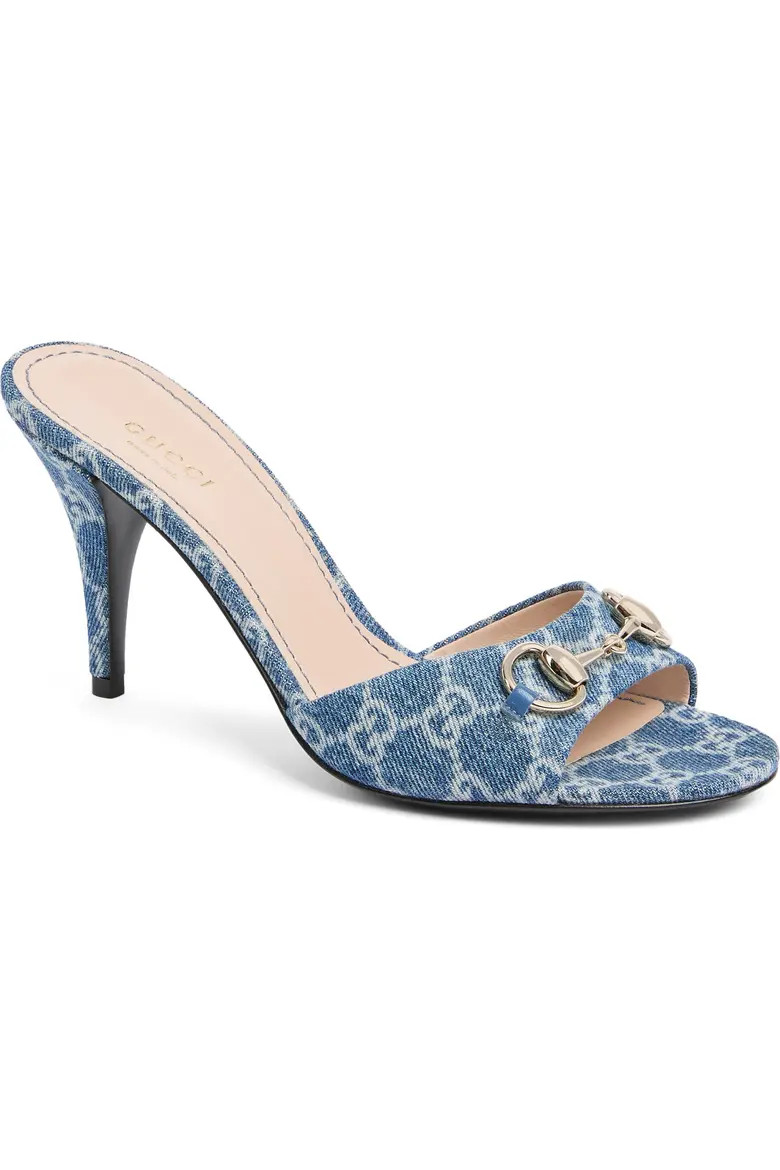 Erin Horsebit GG Monogram Sandal (Women) | Nordstrom | Nordstrom