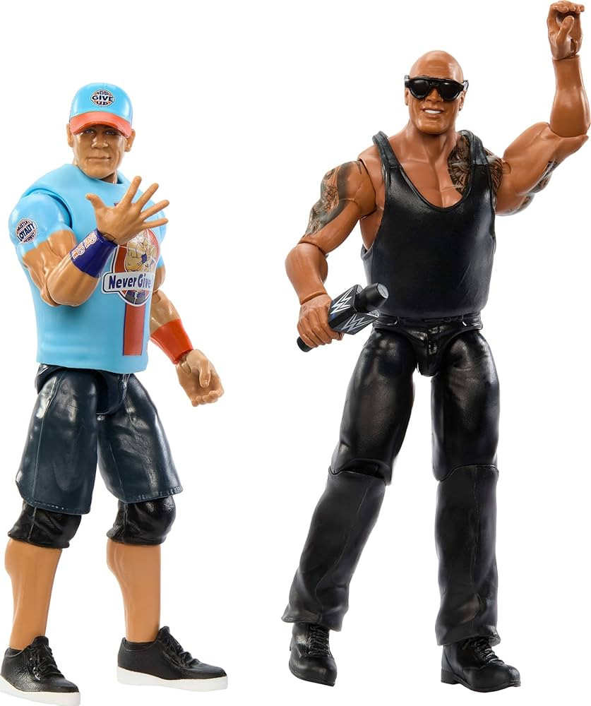 Mattel WWE Main Event Championship Showdown 2-Pack Action Figures & Accessory, Series #19 The Roc... | Amazon (US)