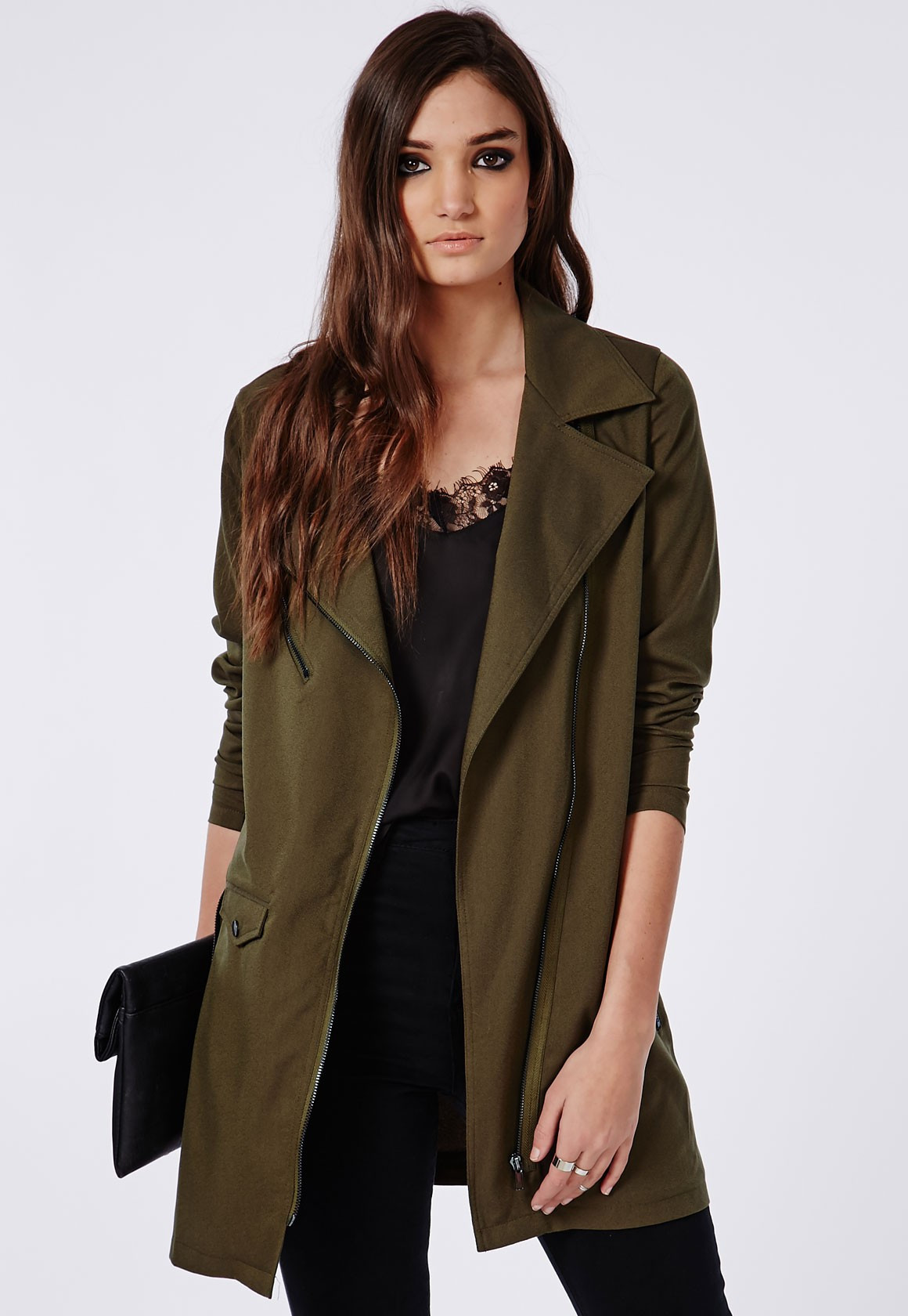 Detail Utility Jacket Khaki | Missguided US
