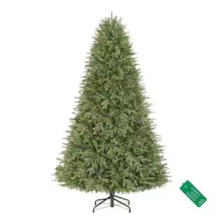 7.5 ft. Pre-Lit LED Grand Duchess Balsam Fir Artificial Christmas Tree | The Home Depot