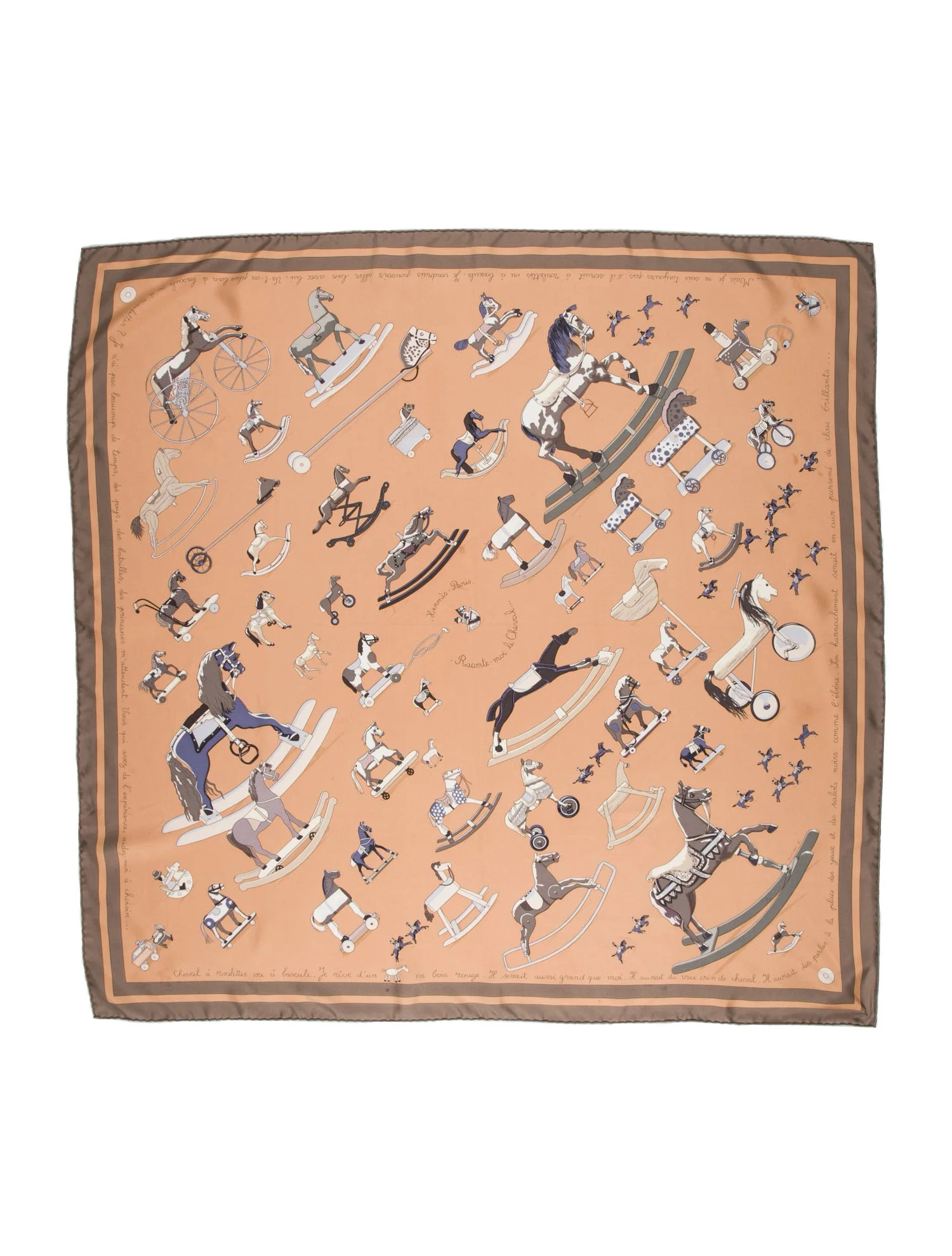 Raconte Moi le Cheval Silk Scarf | The RealReal