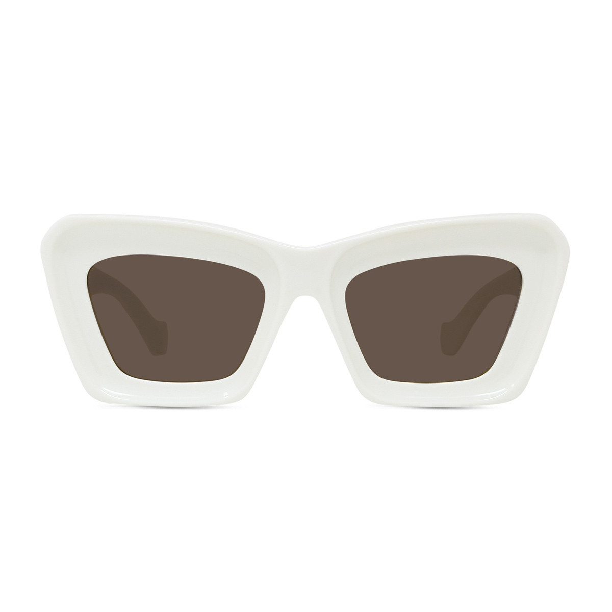 Loewe LW40145I Anagram 25E White Bianco Acetate Occhiali Da Sole - Women | Italist.com US