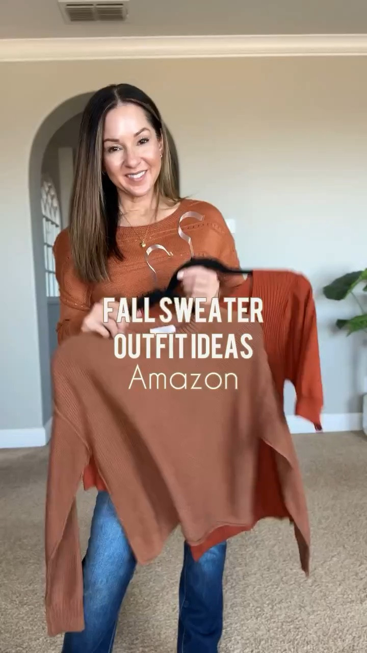Fall sweater outfit ideas!  🍂
These sweaters are perfect for everyday, teachers, weekends, office, church… for reference: I'm 5'1", 108lbs.  Size small in all sweaters, petite friendly trousers XS short, leopard mary janes TTS, stretchy belts, neutral booties TTS, bootcut jeans 0 short, wide leg jeans 22 (I sized down 2 sizes)




#LTKSeasonal #LTKStyleTip #LTKFindsUnder100
