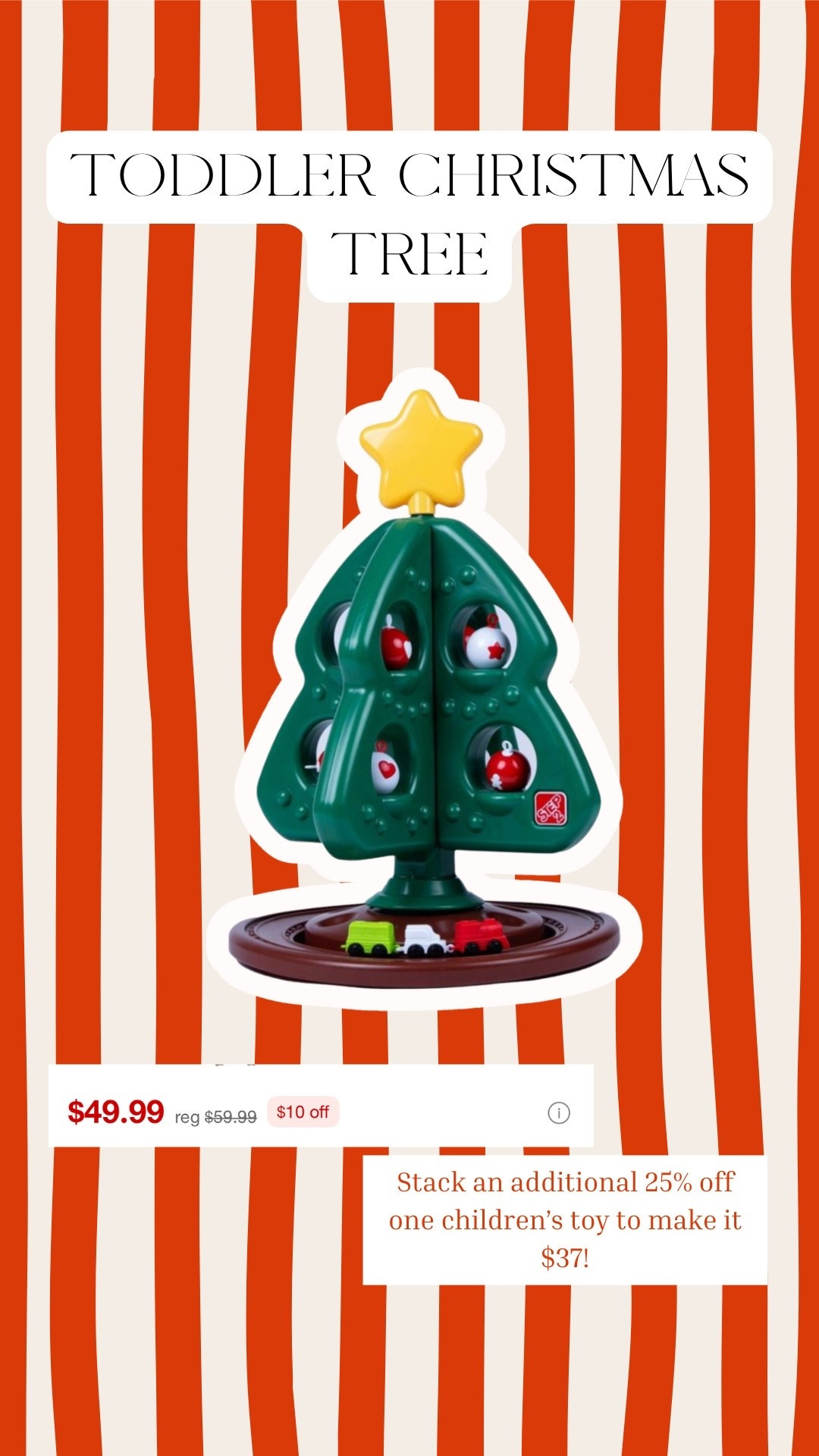 Toddler step 2 Christmas tree! Baby Christmas decor. First Christmas tree. Toddler Christmas activity 

#LTKHoliday #LTKSeasonal #LTKGiftGuide