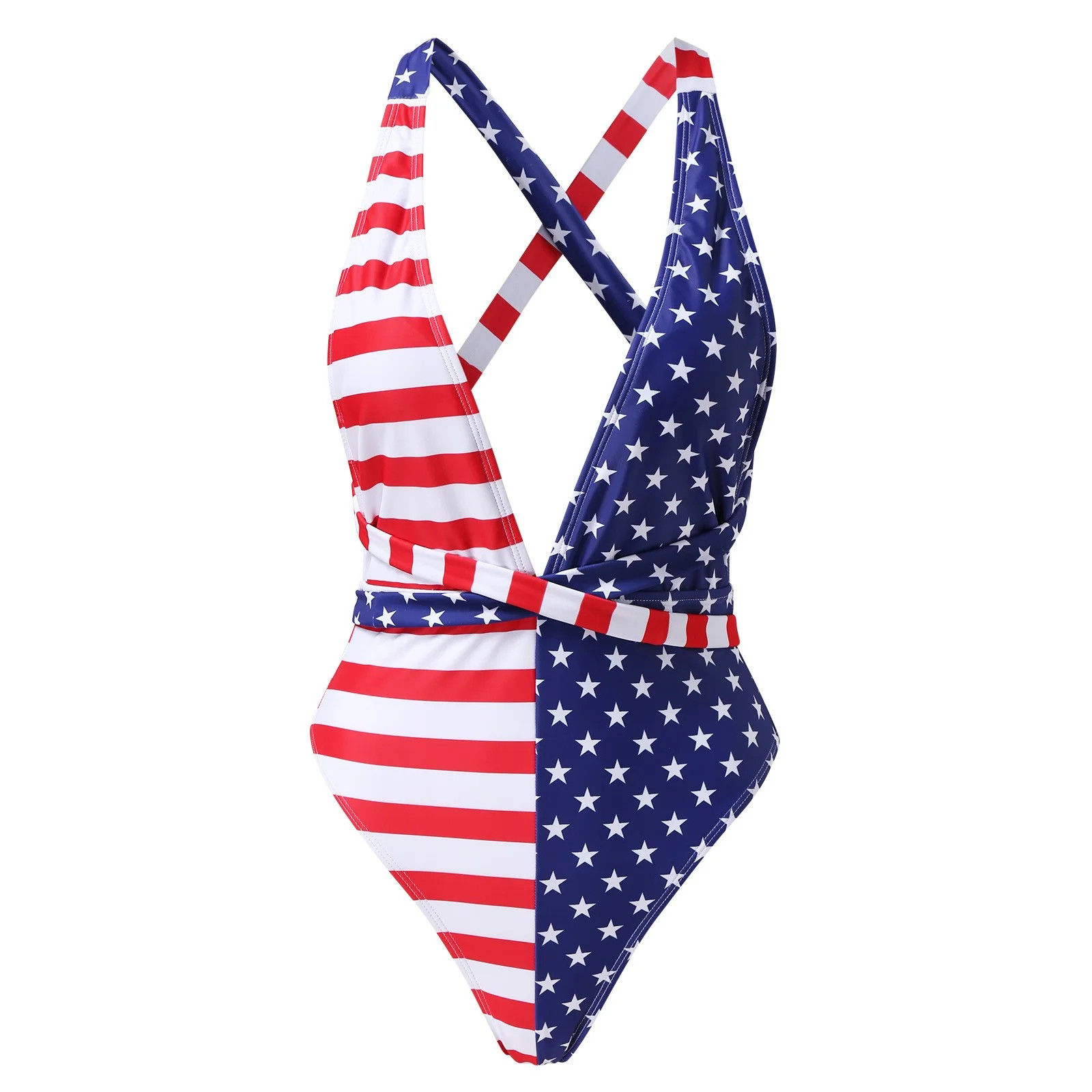 Linfrsh Plus Size Swimsuit for Women Bikini Womens American Flag Swimsuit Bikini 4th of July Bath... | Walmart (US)