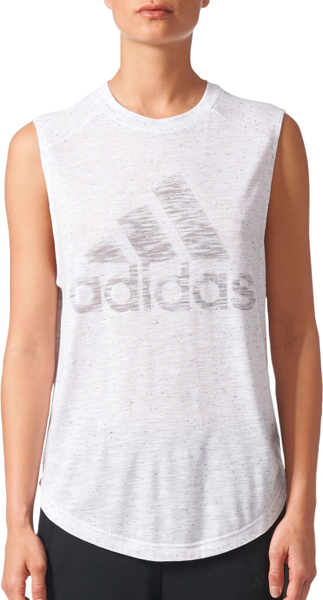 adidas Women's Winners Muscle Tank Top, Size: XS, White | Dick's Sporting Goods