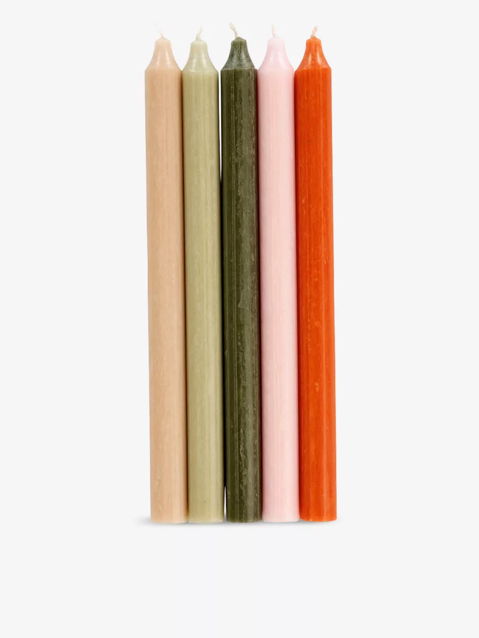 Tapered candles set of five | Selfridges
