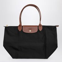 Longchamp Black Le Pliage Original L Bag | Balardi (US & Canada)