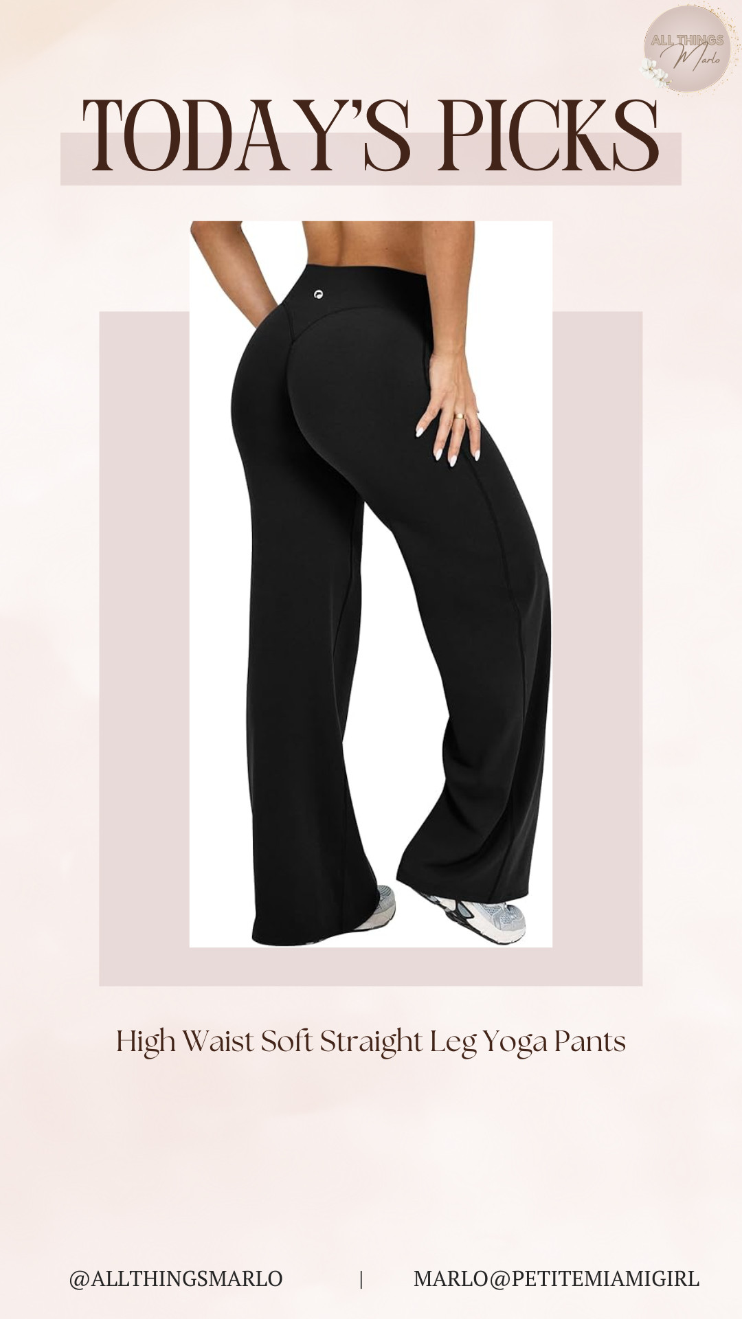 High Waist Soft Straight Leg Yoga Pants 

 #LTKHoliday #LTKootd #LTKSeasonal