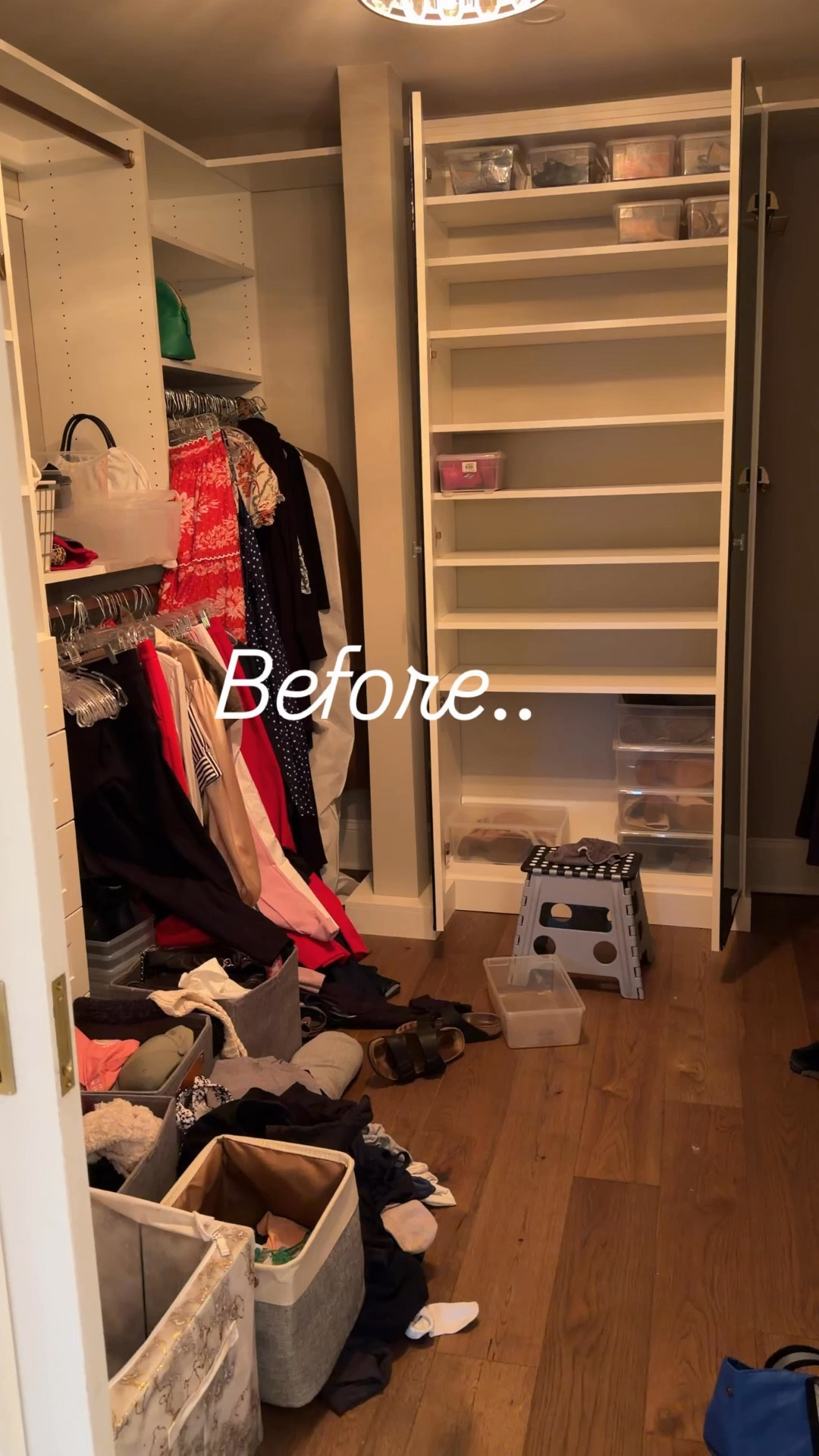 Whew! I hastily dumped out box, after box of clothing and shoes while the movers were still here so they would take away the empty cardboard.. left me with quite the task of organizing today! 
But what a great feeling now it’s done…and I have room to spare which can only mean one thing: time to shop! 

I tagged a few of the pieces in here that came with me from the last house. Those shoe boxes have been with me for 15 years and have proven themselves to be worth every penny!￼

#LTKHome