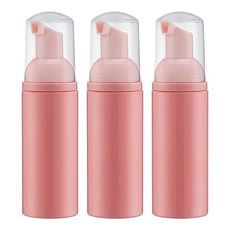 Tekson Soap Foam Bottle (Pink Pump), Empty Travel Foaming Lash Shampoo for Cleanser, Dispenser (6... | Amazon (US)