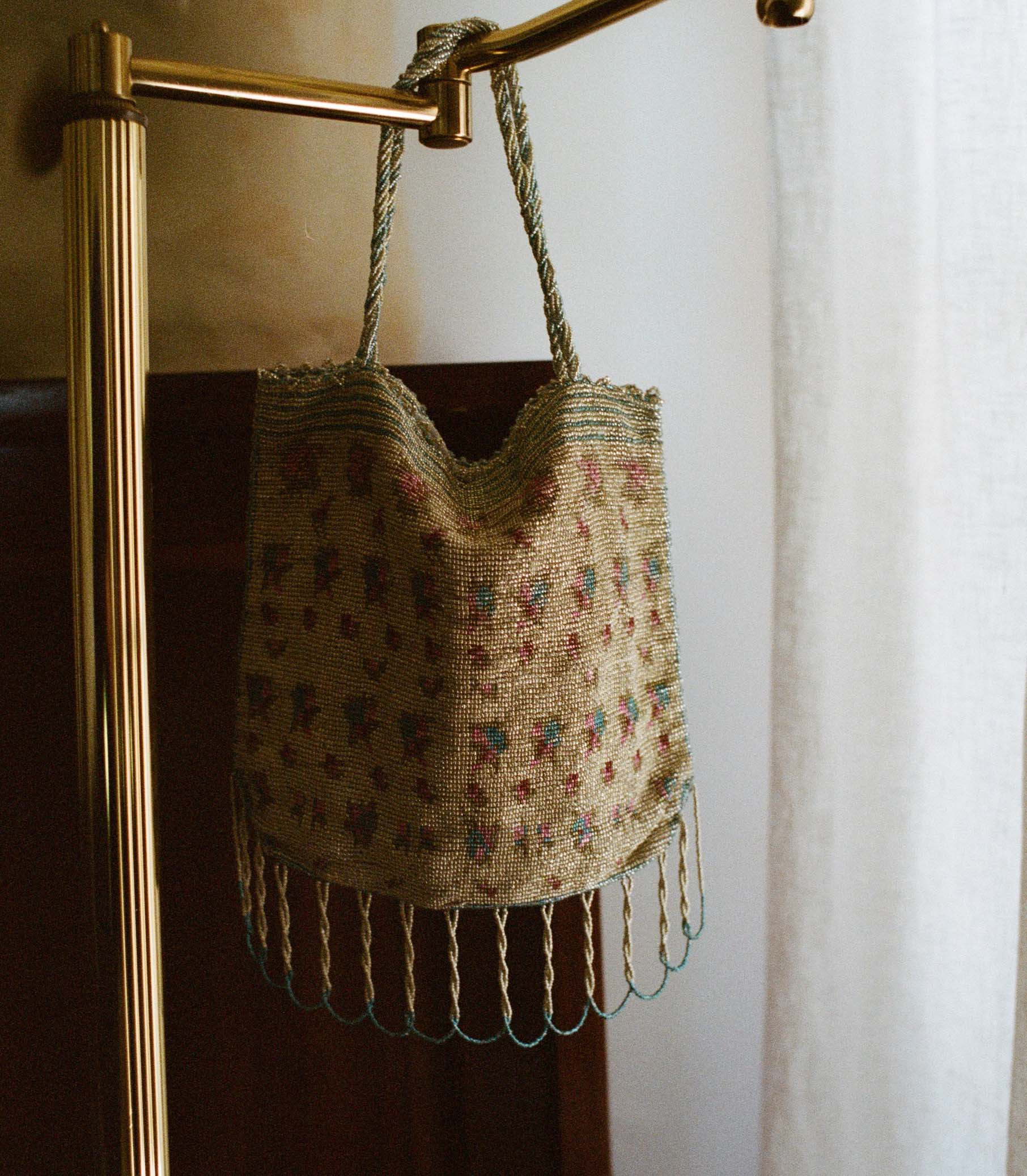 Chiara Purse - Multi Floral Beading | DÔEN | DOEN