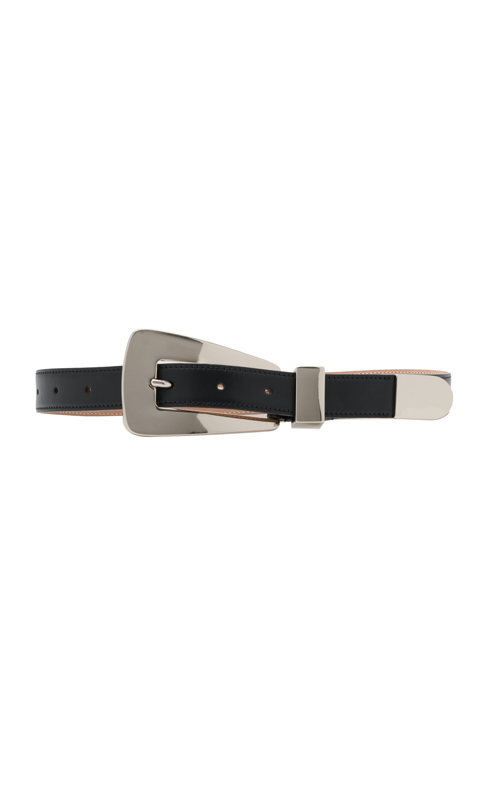 Khaite - Lucca Leather Belt - Black - 90 cm - Moda Operandi | Moda Operandi (Global)