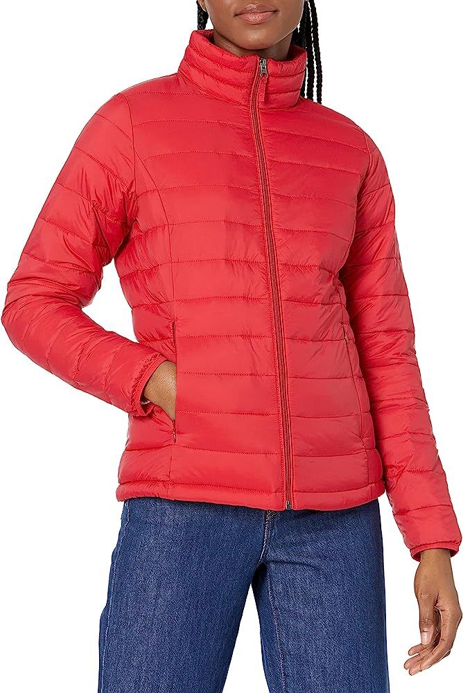 Amazon Essentials Women's Lightweight Long-Sleeve Water-Resistant Packable Puffer Jacket (Availab... | Amazon (US)