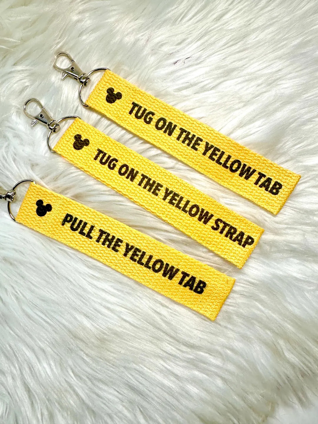 Pull the Yellow Tab Keychain | Yellow Keychain | Theme Park Keychain - Etsy | Etsy (US)
