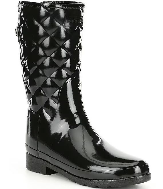 Refined Gloss Quilted Short Waterproof Boots | Dillards