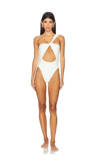 Aurora One Piece in Cream | Revolve Clothing (Global)