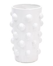 15in Ceramic Bubble Textured Vase | Marshalls