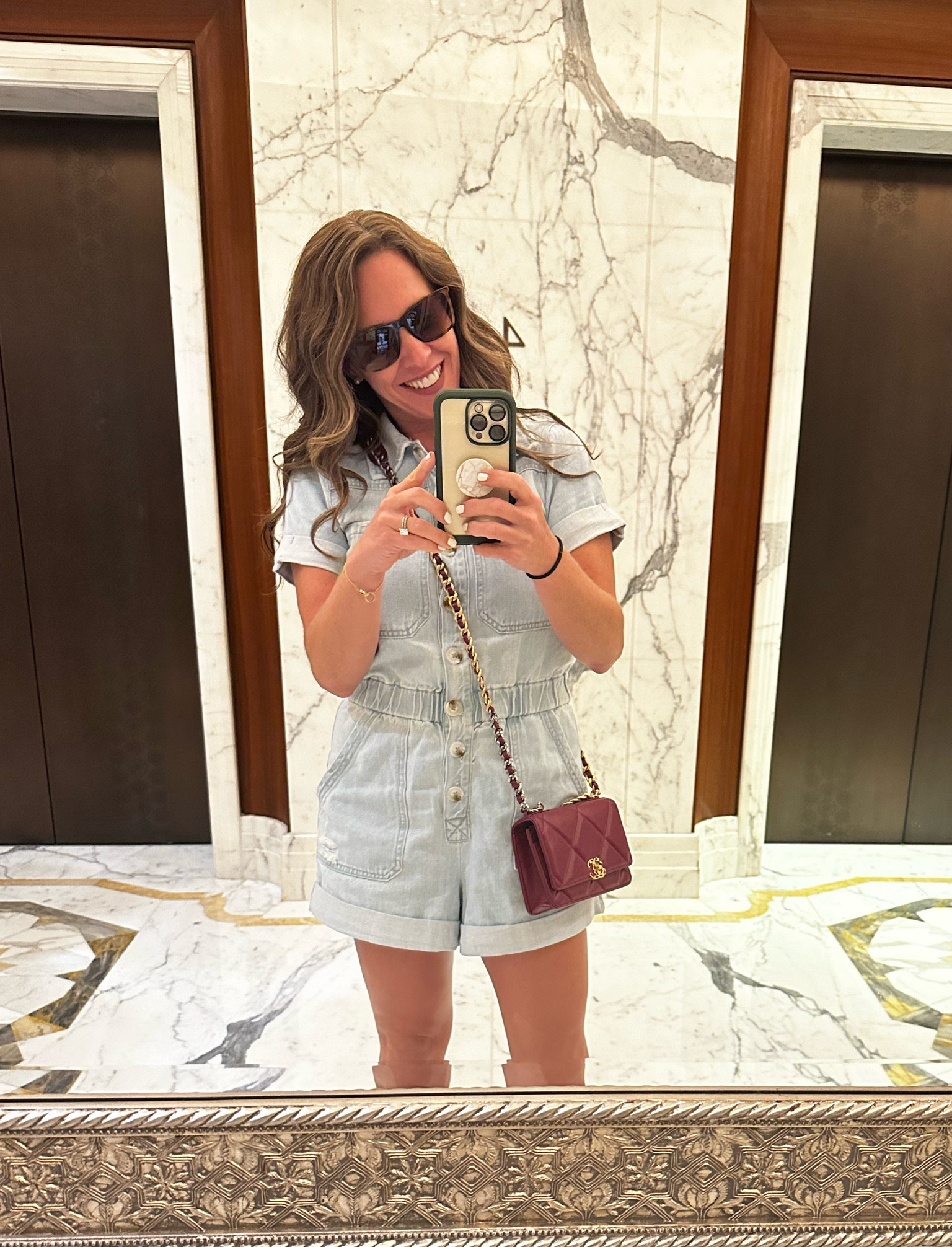 Casual travel outfit, denim romper paired with sunglasses and crossbody bag. Abu Dhabi travel 

Chanel, show me your mumu

#LTKAsia #LTKtravel