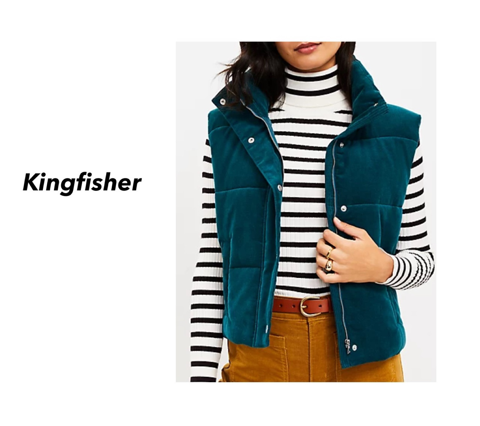 Puffer vest in ‘teal shadow’ from loft

Kingfisher 

#LTKSeasonal #LTKworkwear #LTKstyletip