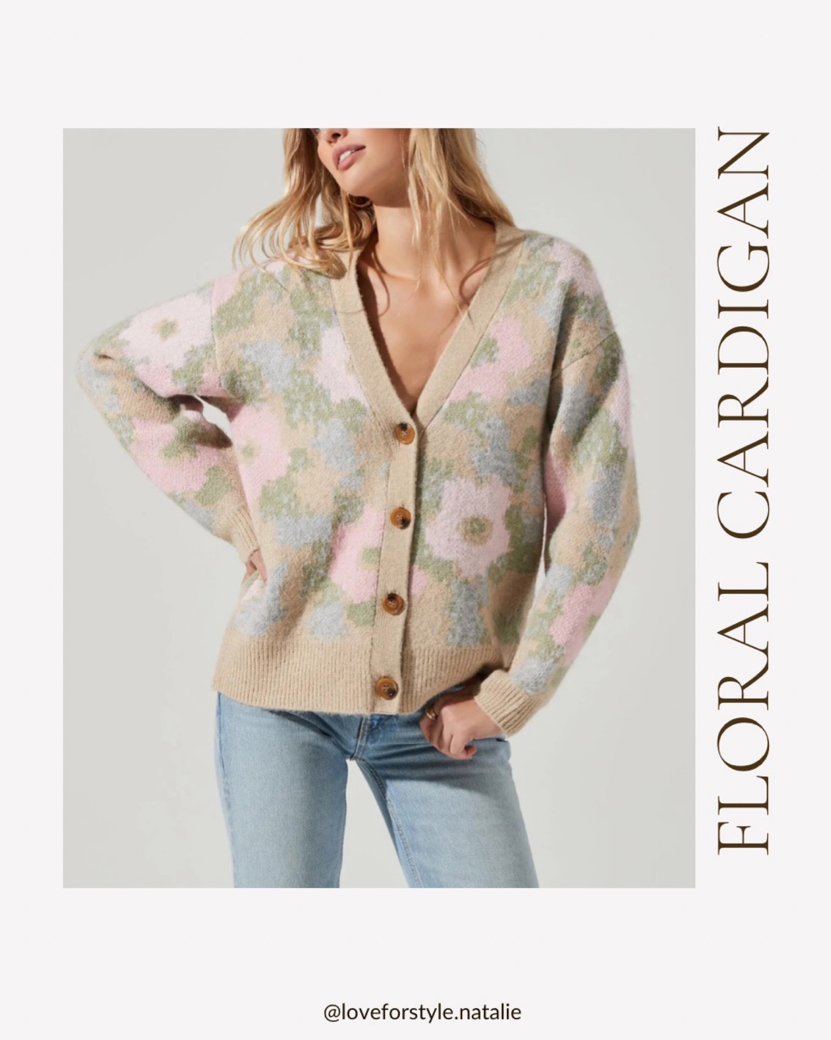 ASTR Floral Cardigan - love this cardigan! It is comfy & and warm enough for winter months!

#wintersweater #sweaters #floralcardigan #comfycardigans 

#LTKstyletip #LTKHoliday #LTKSeasonal