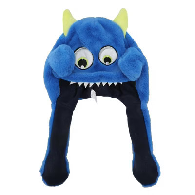 Monster Face Youth Blue Hat With 3D Moveable Arms | Target