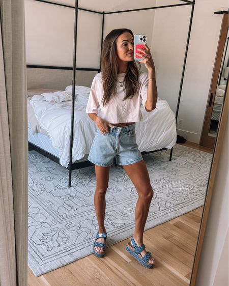the denim shorts I’ll be wearing all spring and summer long! 🩵 such a good length and the cutest fit!
run tts 


#denim #denimshorts #vacationoutfit #springoutfit #jeanshorts #summeroutfit

#LTKfindsunder100 #LTKstyletip
