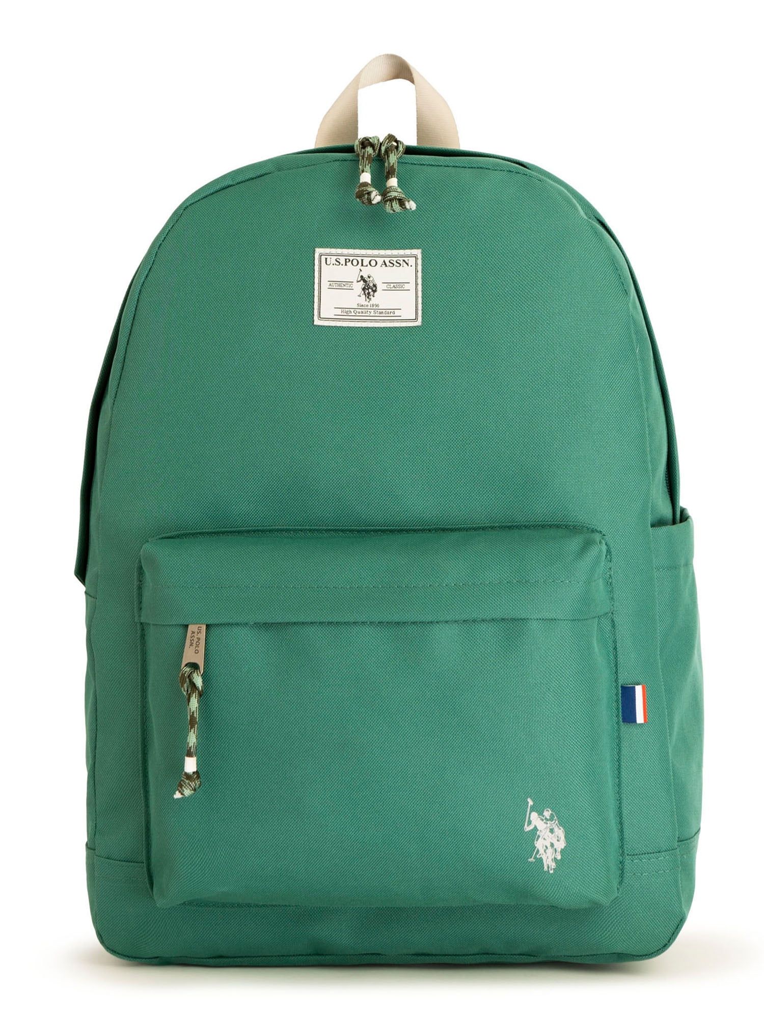 U.S. Polo Assn. Adult 18" Water-Resistant Backpack, Kingston Green | Walmart (US)