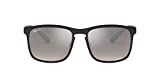 Ray-Ban Men's RB4264 Chromance Mirrored Square Sunglasses | Amazon (US)