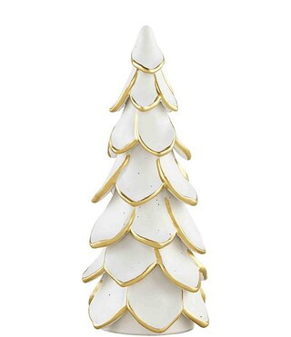 Mud Pie Holiday Collection Speckled Gold Ceramic Tabletop Decorative Tree | Dillard's | Dillard's