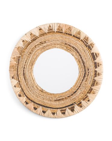 Abaca Rattan Mirror | TJ Maxx