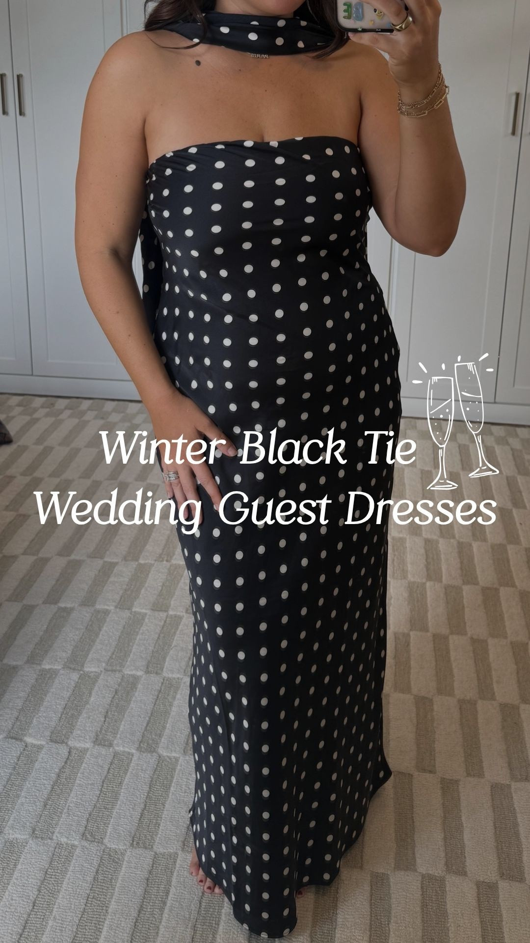 Winter black tie wedding guest dresses! ✨🤍

#LTKWedding