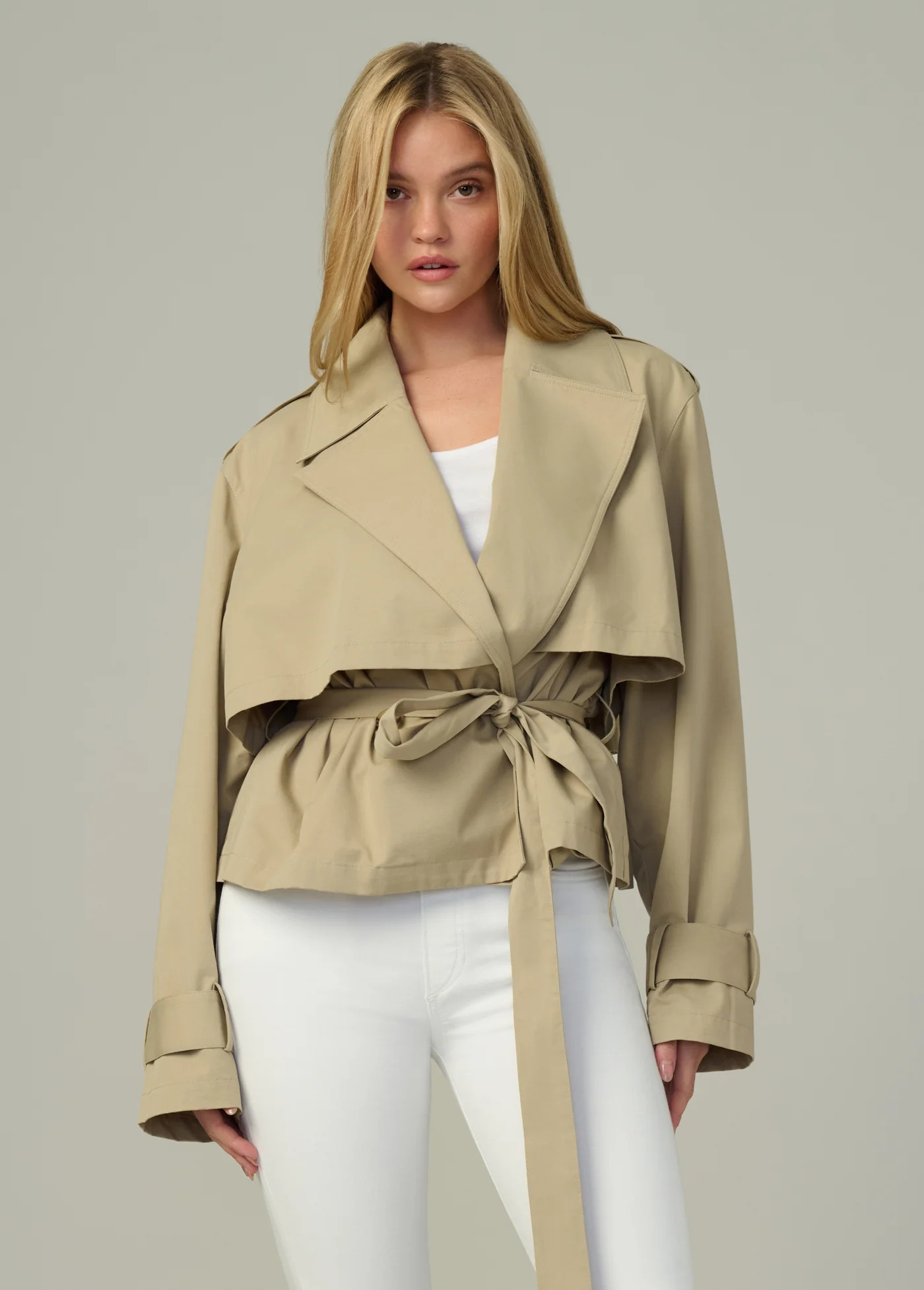 THE LIZ CROPPED TRENCH COAT | JOES