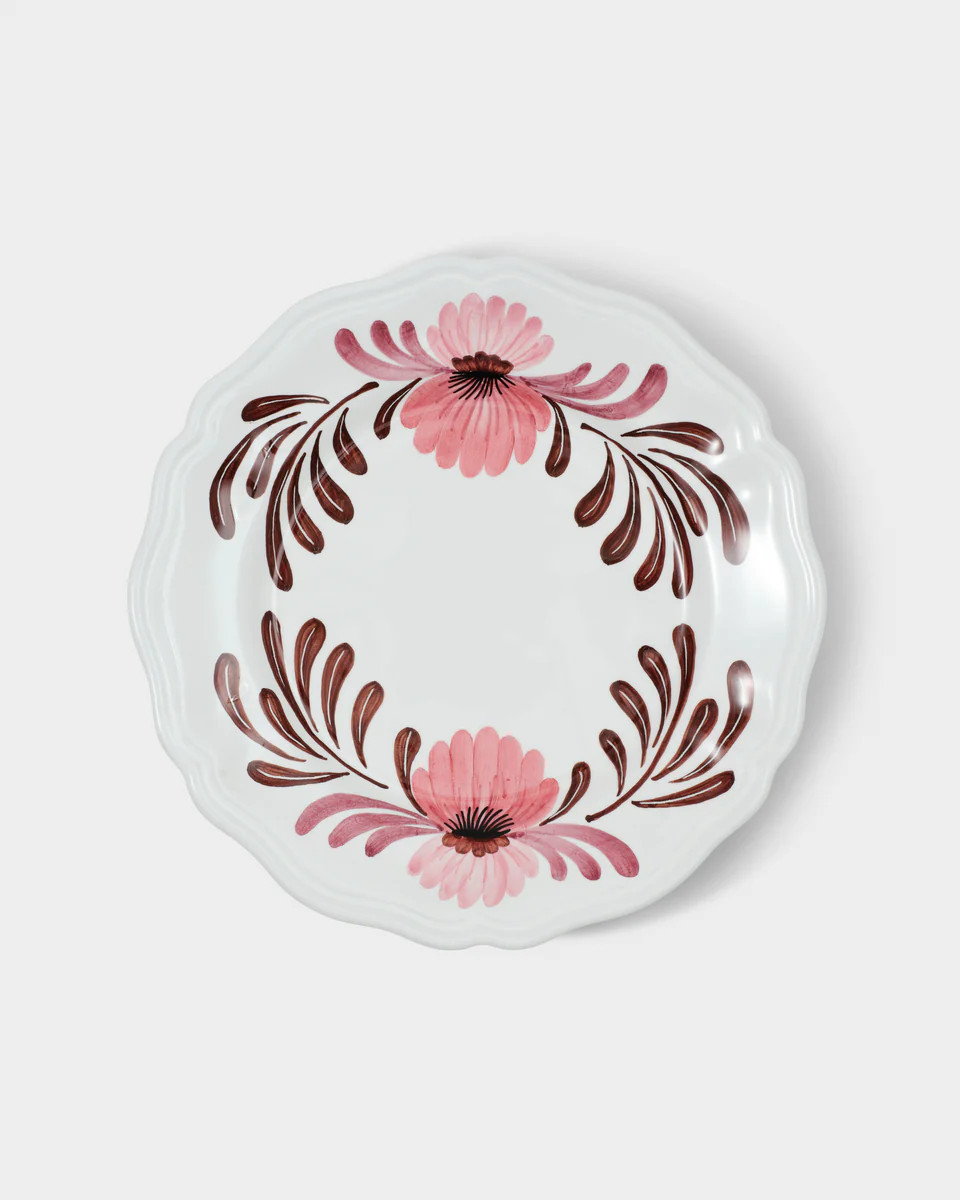 Ulla Johnson x Cabana Hand-Painted Dinner Plate | Cabana Magazine