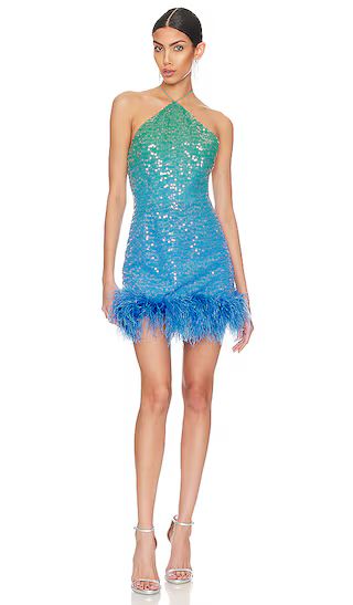 Jewel Dress in Green Blue Ombre | Revolve Clothing (Global)