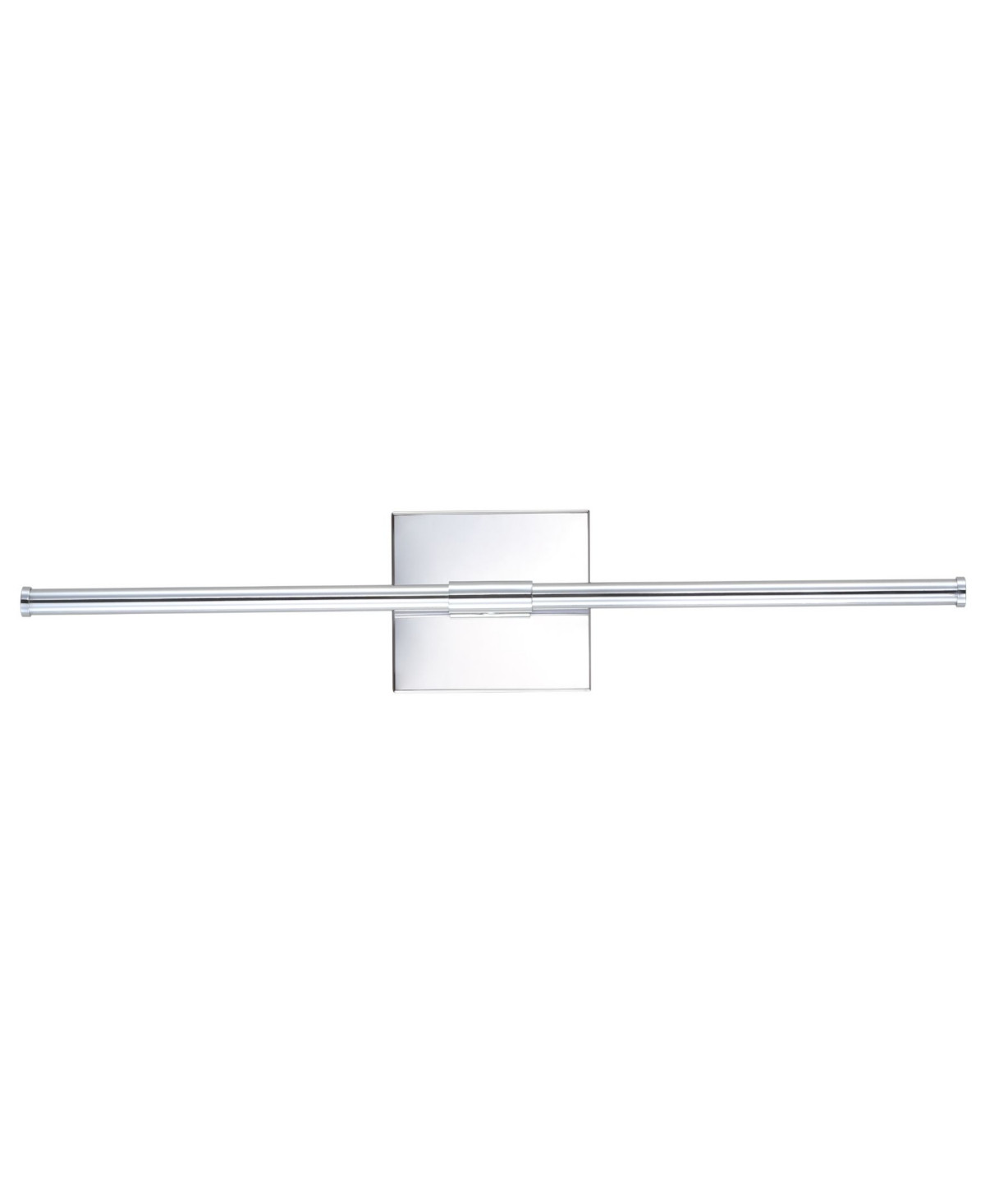 Jonathan Y Makena 28" Dimmable Integrated Led Metal Wall Sconce - Chrome | Macy's