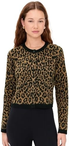 LE BOP Women's Cheetah Cardigan | Amazon (US)