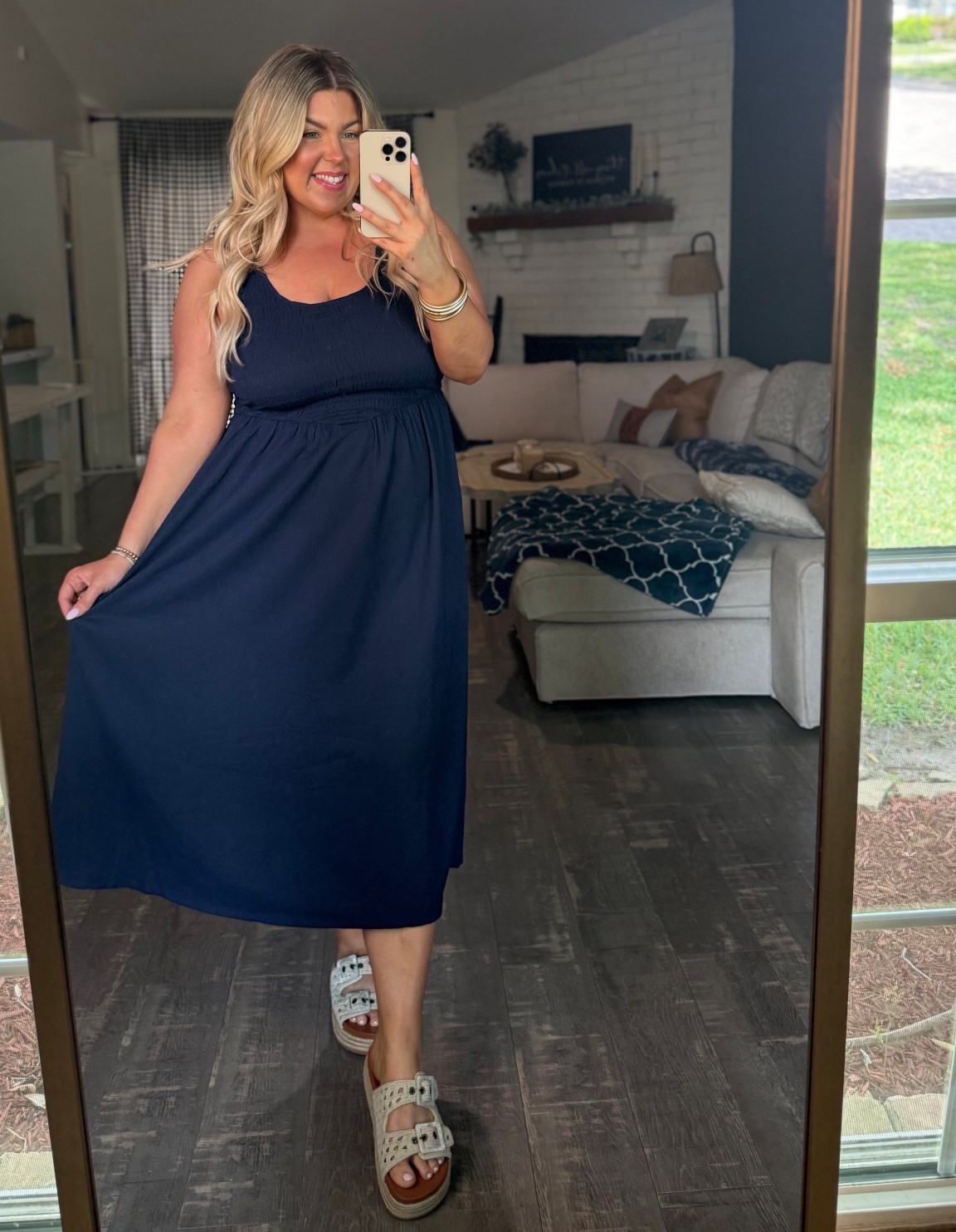 Old navy midi 🤩

#LTKootd #LTKSaleAlert #LTKMidsize