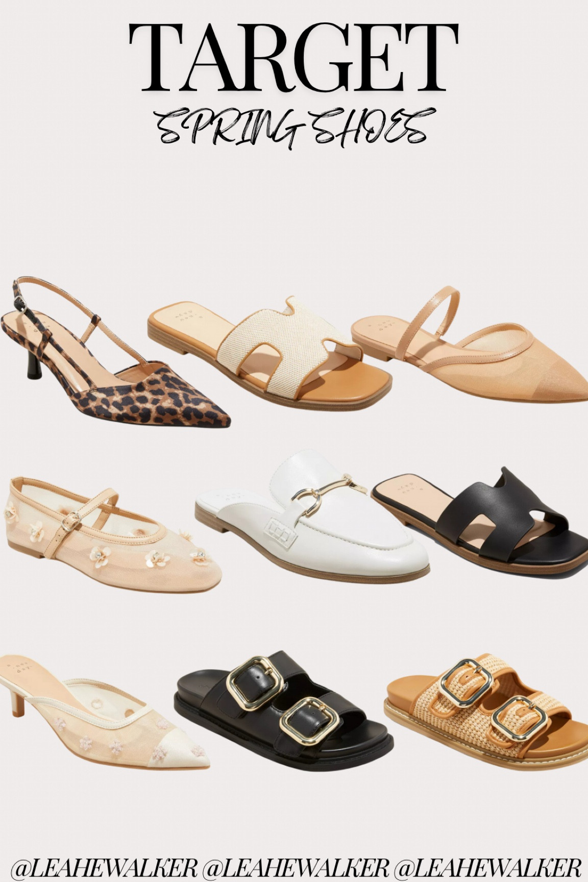 The cutest new spring shoe collection at Target. Perfect for work and casual wear. 

#LTKShoeCrush #LTKWorkwear #LTKFindsUnder50