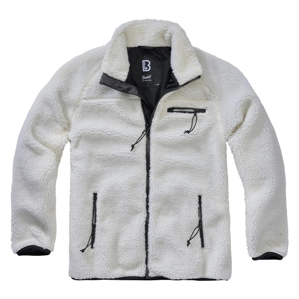 BRANDIT INDIVIDUAL WEAR Adult Male Fleece Full Zip Jacket, Color: White, Size: M | Walmart (US)