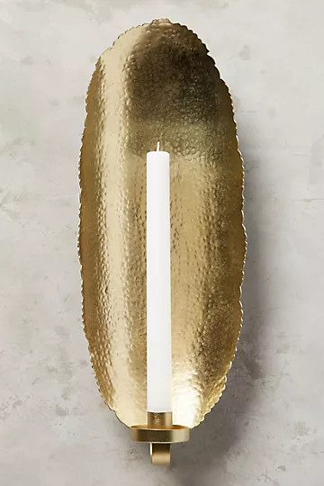 Hammered Gold Sconce | Anthropologie (US)