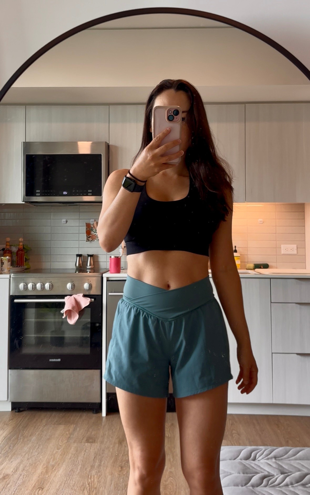 Comfiest shorts for lounging around.

Halara discount code: esther22

These are yoga shorts but I love them for walking the dog or lounging around.  It has built—in under shorts with hidden pocket for your cell phone.  