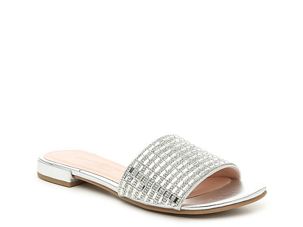 Chinese Laundry Philippa Flat Sandal - Women's - Silver Metallic | DSW